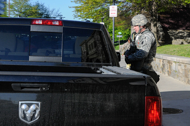 MD Guard stand alert after Baltimore Riots credits Maryland National Guard (CC BY-ND 2.0)