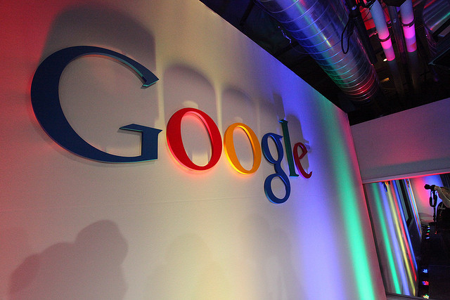 google logo in building credits Robert Scoble (CC BY 2.0)