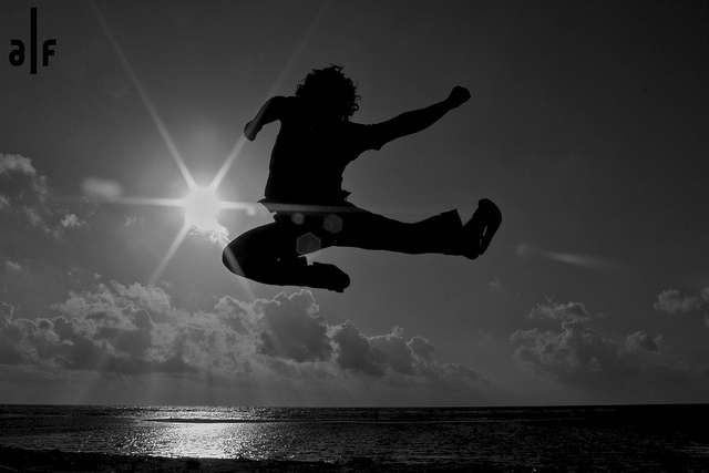 karate kid credits Abdullah Faiz (CC BY-NC-ND 2.0)