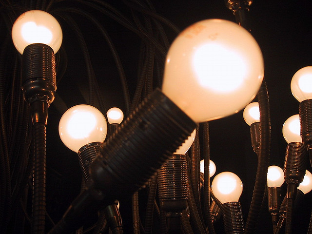 light bulbs credits André Mouraux (CC BY 2.0)
