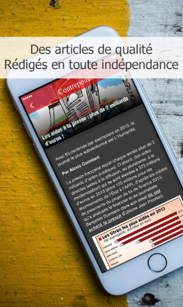 Application iOs du journal Contrepoints