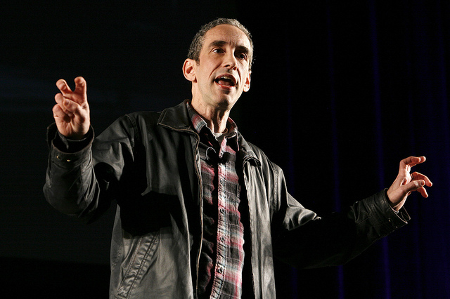 Douglas Rushkoff at webvisions 2011 credits webvisionsevent licence (CC BY-NC 2.0)), via Flickr.