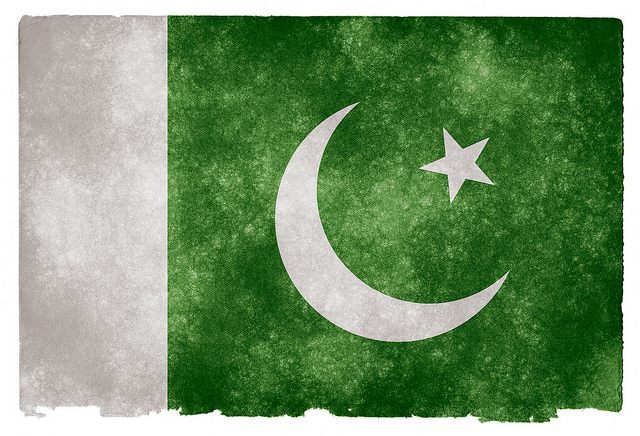 Drapeau pakistanais (Crédits : Nicolas Raymond, licence CC-BY 2.0), via Flickr.