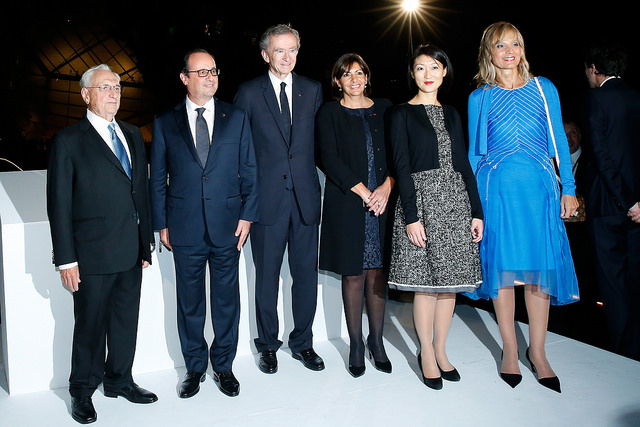 François Hollande, Bernard Arnault, Anne Hidalgo, Fleur Pellerin - Forgemind ArchiMedia (CC BY 2.0)