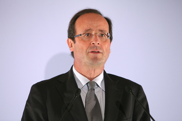François Hollande - Crédits photo Philippe Grangeaud - Parti Socialiste via Flickr (CC BY-NC-ND 2.0