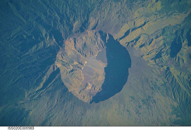 Mount Tambora Volcano, Indonesia - NASA, International Space Station Science (CC BY-NC 2.0)