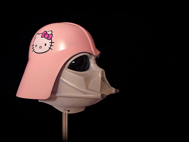 Hello kitty Darth Vader credits JD Hancock via Flickr ((CC BY 2.0)