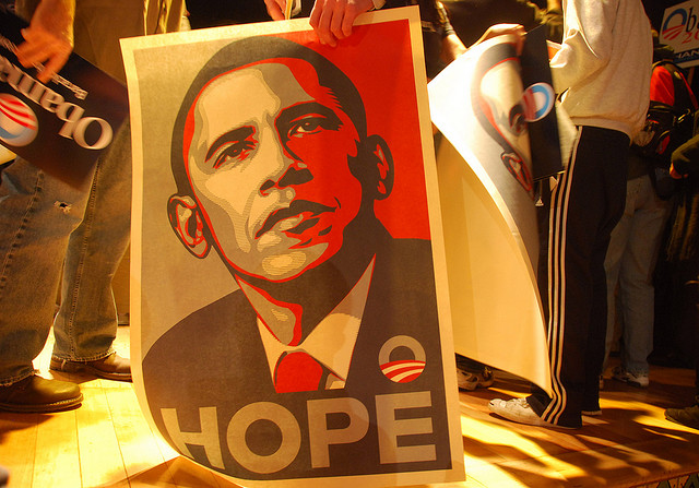 Obama Hope - Crédits Steve Rhodes via Flickr (CC BY-ND 2.0)