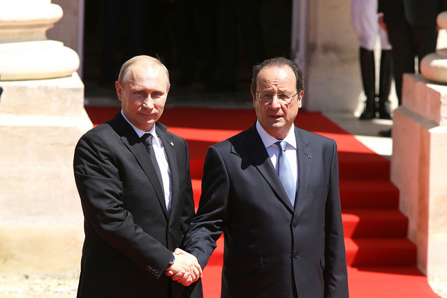 rencontre poutine hollande