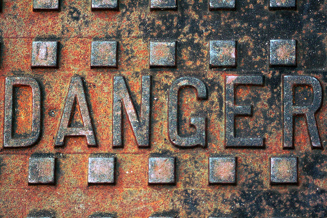 Danger credits Appledave via Flickr ((CC BY-NC 2.0))