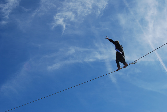 dieuzaide funambule équilibre-François Bazoge (CC BY-NC-ND 2.0)