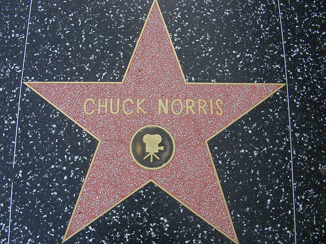 What Would Chuck Norris Do? credits Ian McBurnie via Flickr ((CC BY-NC 2.0)