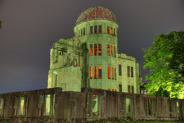 Atomic bomb dome-Hiroshima credits Neepster via Flickr ((CC BY-SA 2.0)