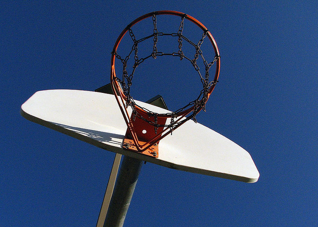 Basketball and Blue Sky credits Dayland Shannon (CC BY-NC 2.0) via Flickr ( (CC BY-NC 2.0)