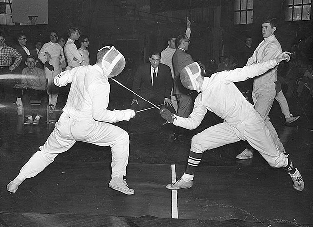 Fencing duel credits uwdigitalcollections via Flickr ( (CC BY 2.0)