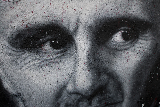 Bachar el-Assad, painted portrait DDC_7893003 credits thierry ehrmann via Flickr ( (CC BY 2.0)
