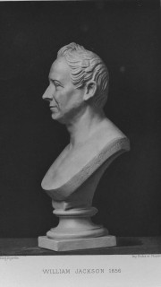 Le buste de William Jackson en 1856 à la chambre de commerce de Sant-Etienne
