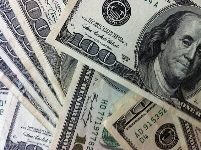 Philip Taylor-100 Dollars Bills-Creative Commons