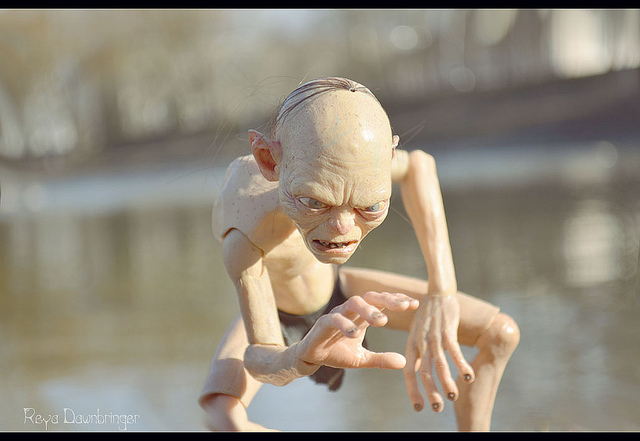 Gollum (Crédits : Reya Dawnbringer, licence CC-BY-NC-SA 2.0), via Flickr.