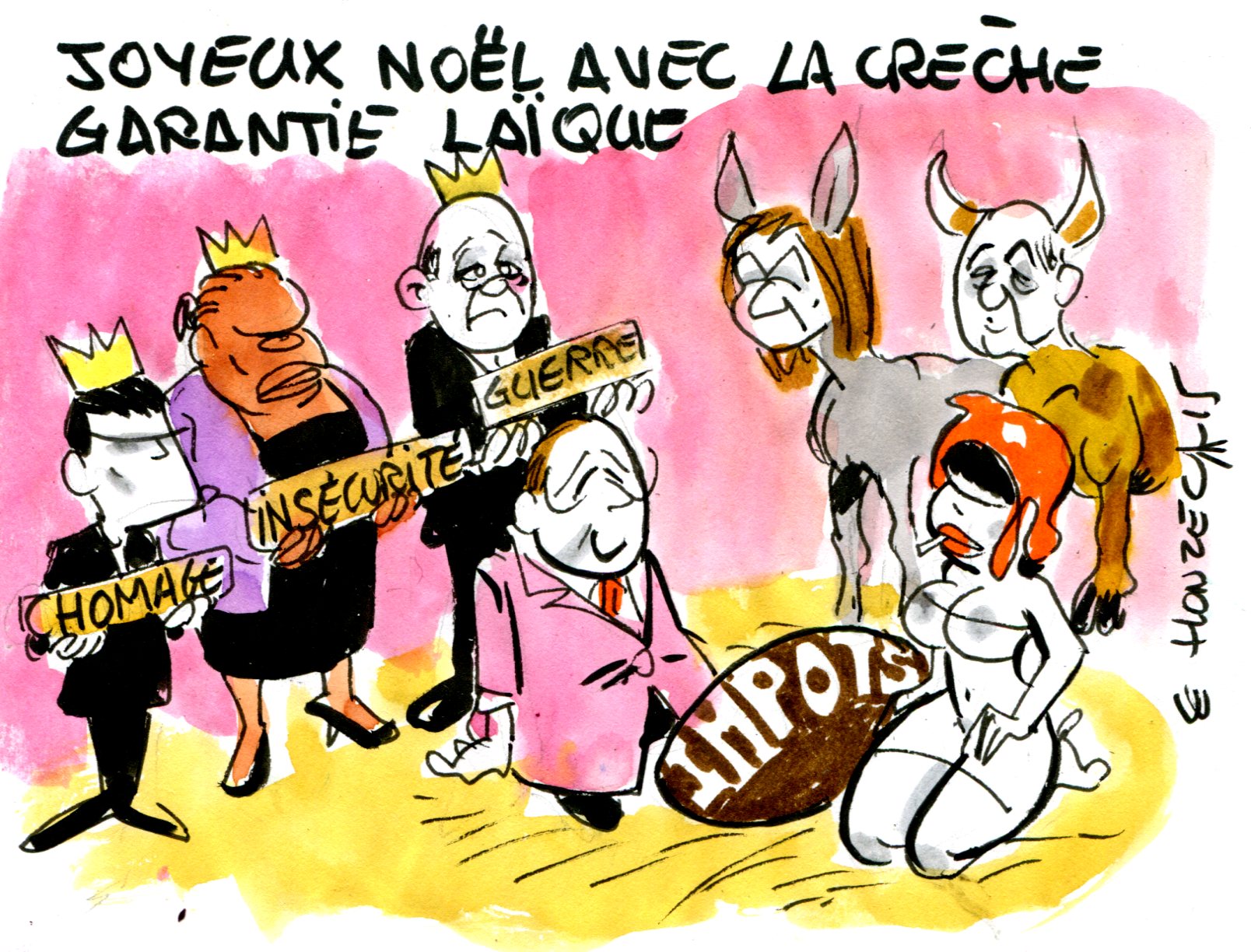 Crèche de Noël (Crédits : René Le Honzec/Contrepoints.org, licence CC-BY 2.0)
