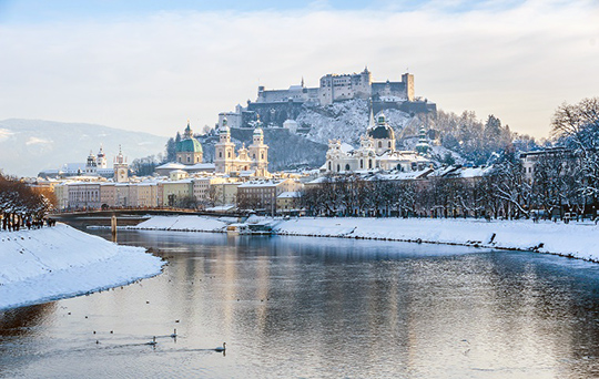 Salzburg in winter