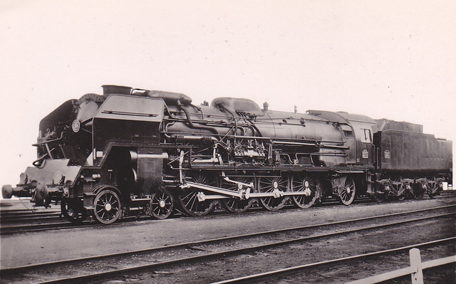 Laurent Lenotre Locomotive Schneider 241P inspirée des 241 A de la Compagnie du chemin de fer Paris-Lyon-Méditerranée