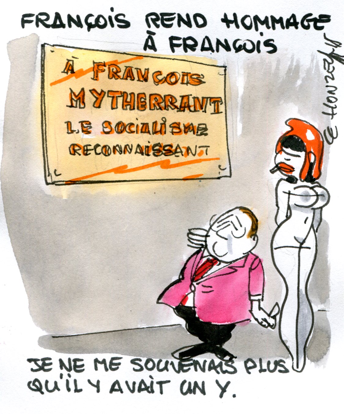 François Hollande rend hommage à François Mitterrand (Crédits : René Le Honzec/Contrepoints.org, licence CC-BY 2.0)