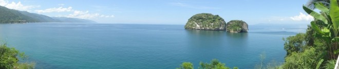 Panorama-baie-Puerto-Vallarta-Tous droits réservés.