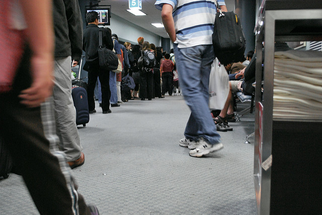 Adam Harvey-Airport queue(CC BY 2.0)