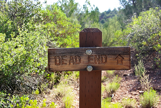 Dead end by Al_HikesAZ(CC BY-NC 2.0)