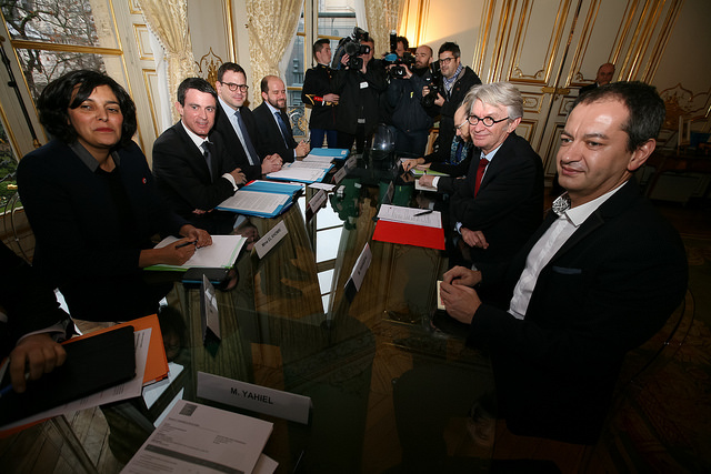 FO reçue par Valls-janvier 2016(CC BY-NC 2.0)