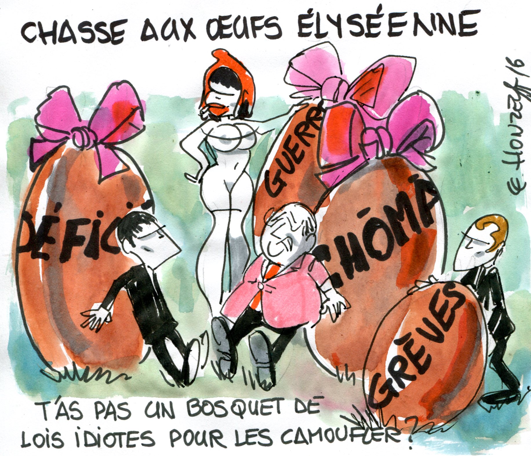 Chasse aux oeufs de Pâques à l'Elysée avec Manuel Valls & François Hollande (Crédits René Le Honzec/Contrepoints.org, CC-BY 2.0)