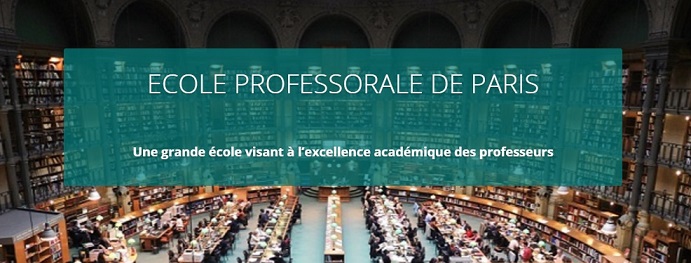 Ecole professorale de Paris (tous droits réservés)
