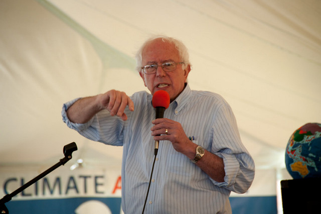 Bernie Sanders en campagne