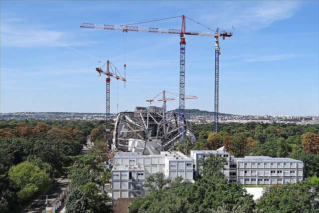 16e arrondissement : Bois de Boulogne et chantier de la fondation Louis Vuitton 16e arrondissement : Bois de Boulogne et chantier de la fondation Louis Vuitton