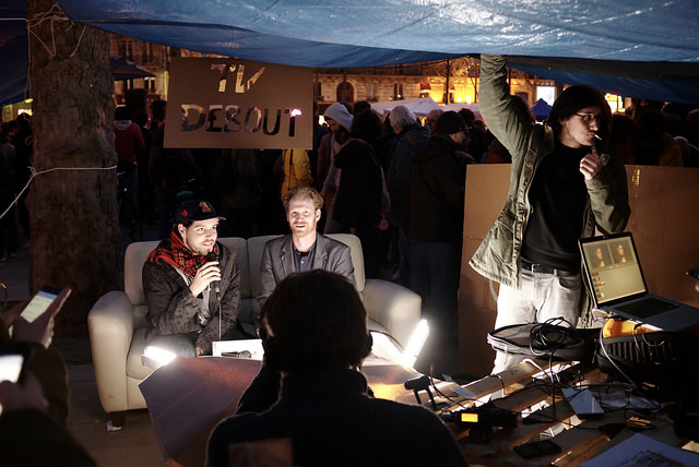 Nuit Debout Paris by Nicolas Vigier_Domaine public