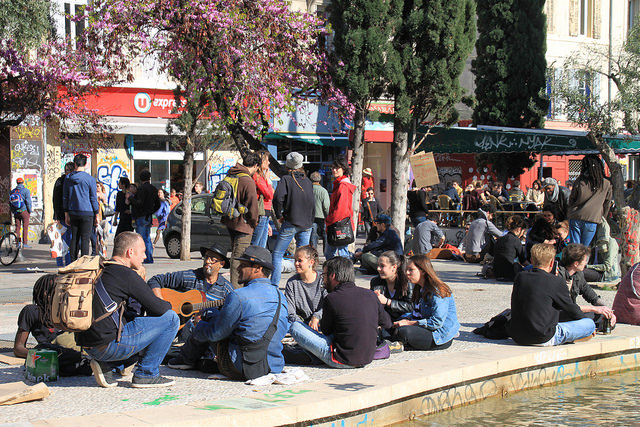 Nuit Debout le jour à Marseille-Pop H (CC BY-ND 2.0)