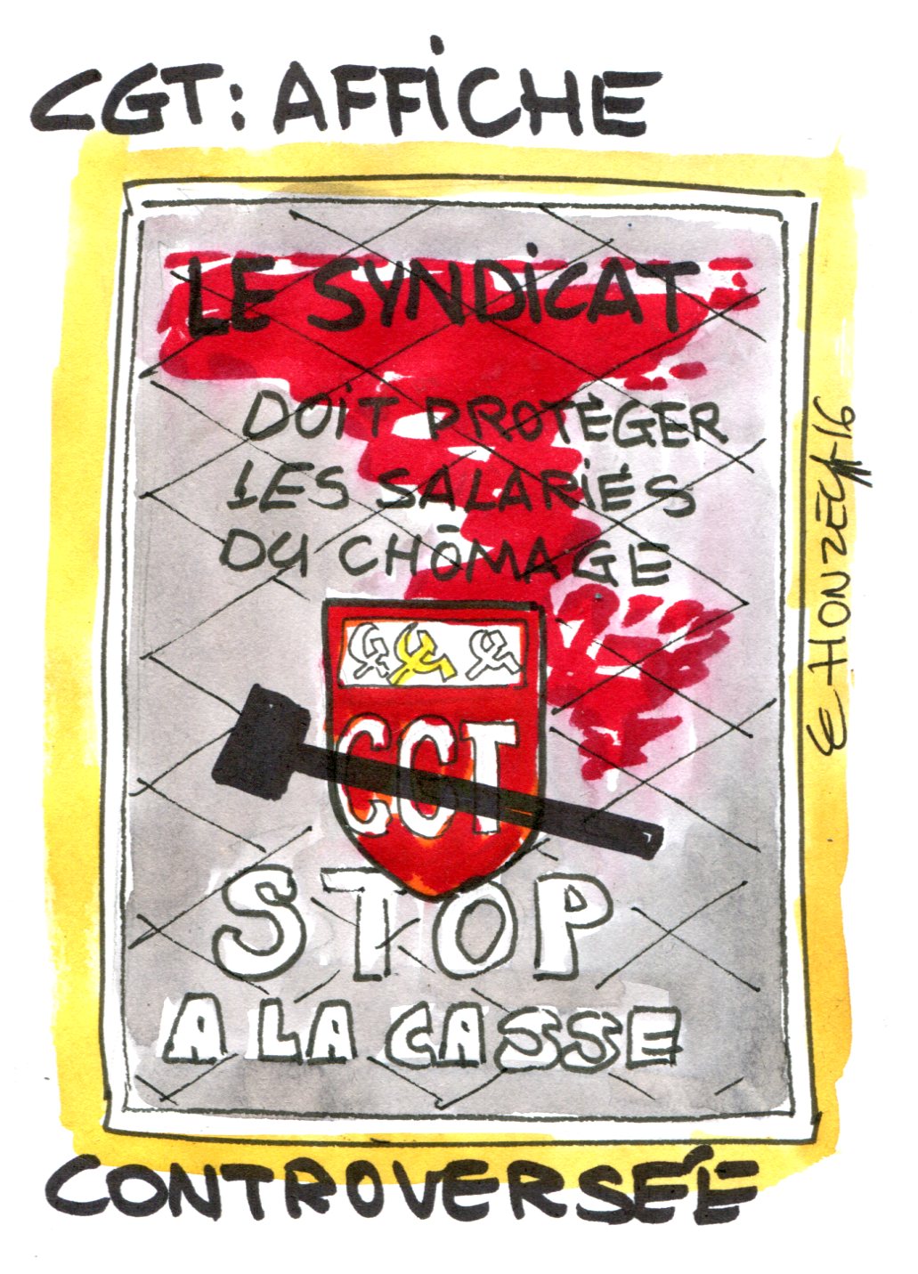 Tract controversé de la CGT sur les CRS