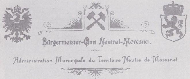 En-tête de lettre et sceau du territoire neutre