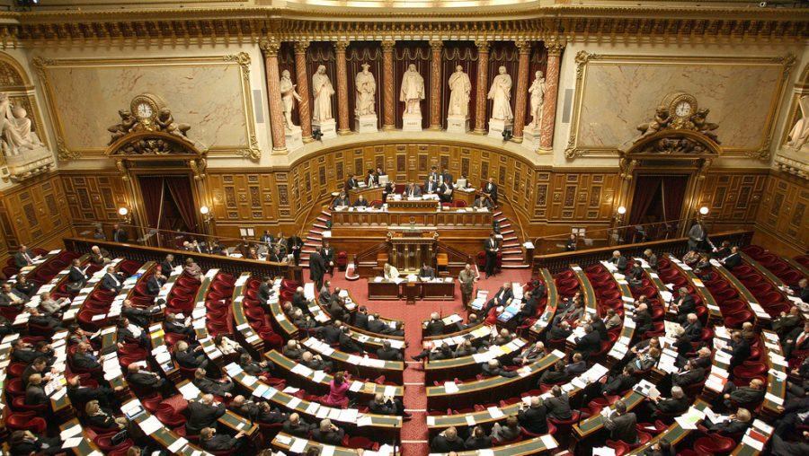 Hémicycle du Sénat (Crédits Sénat Sénat, licence Creative Commons)