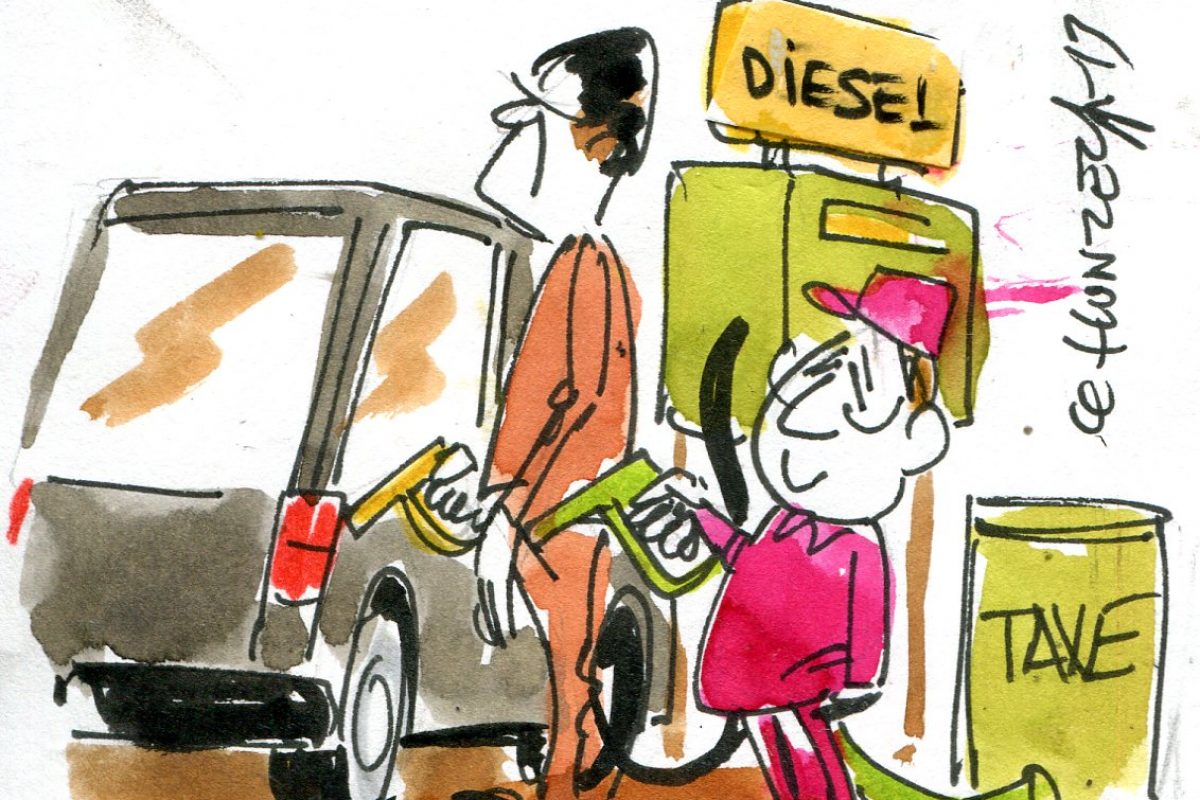 Carburants. L'alignement des taxes sur le diesel et l'essence à