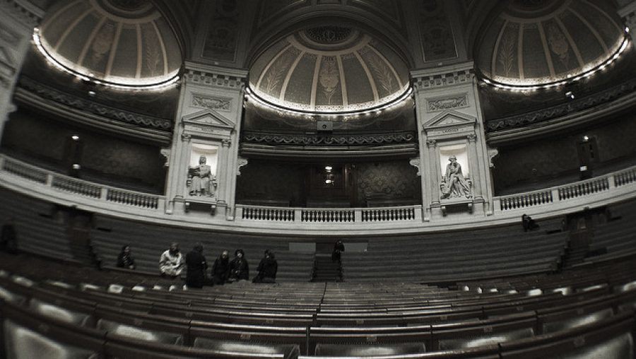 Amphitheatre d'université à La Sorbonne