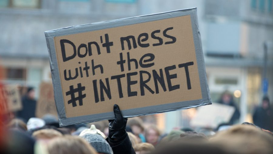 Stop Acta, Free Internet (Crédits Martin Krolikowski licence Creative Commons)