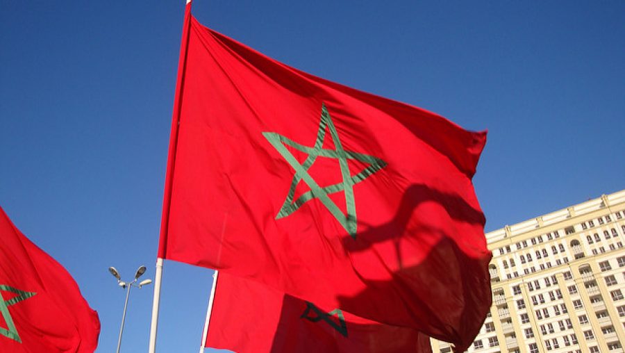 Drapeau marocain du Maroc