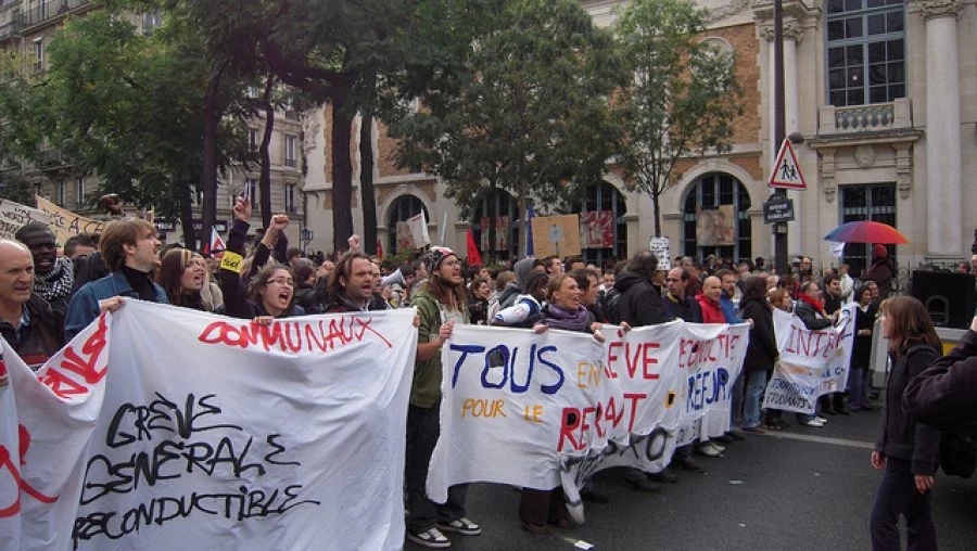 manifestation de grève