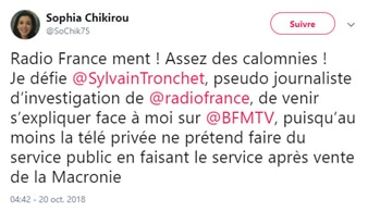Et la Palme du spectacle politique 2018 est décernée à… 181215-lca-chikirou3-2