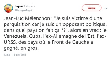 Et la Palme du spectacle politique 2018 est décernée à… 181215-lca-lapin