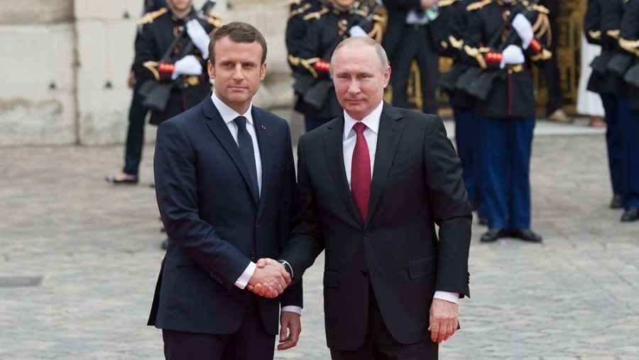 Macron Poutine Russie Chine nucléaire