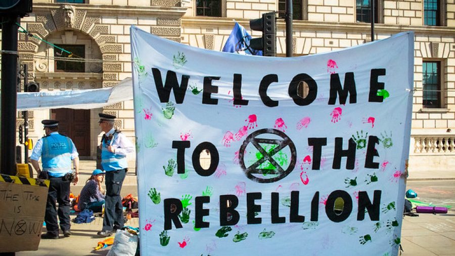 manifestation écologiste extinction rebellion