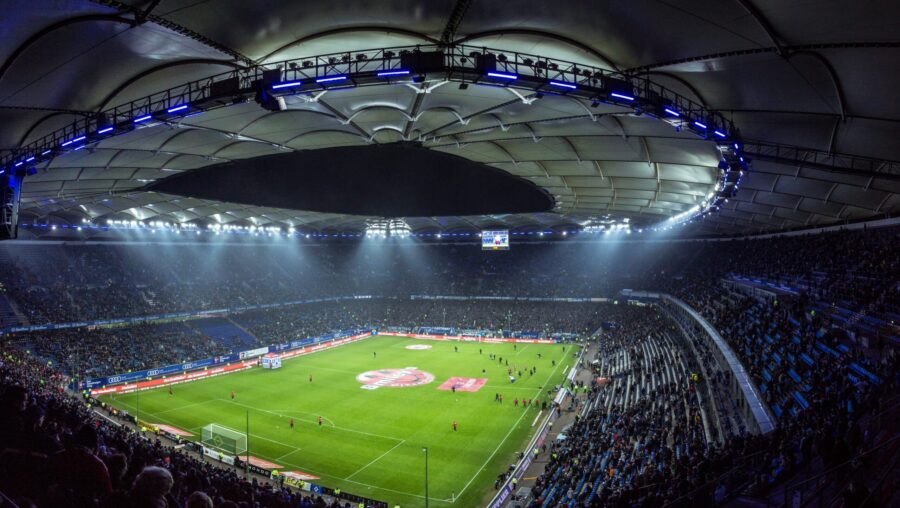 photo d'un match vu du stade